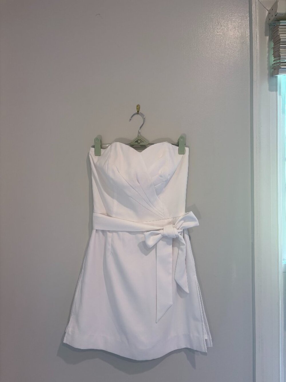 Lilly Pulitzer White Strapless Cocktail Dress Size 00
